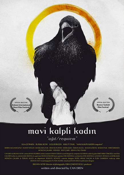 Mavi Kalpli Kadın